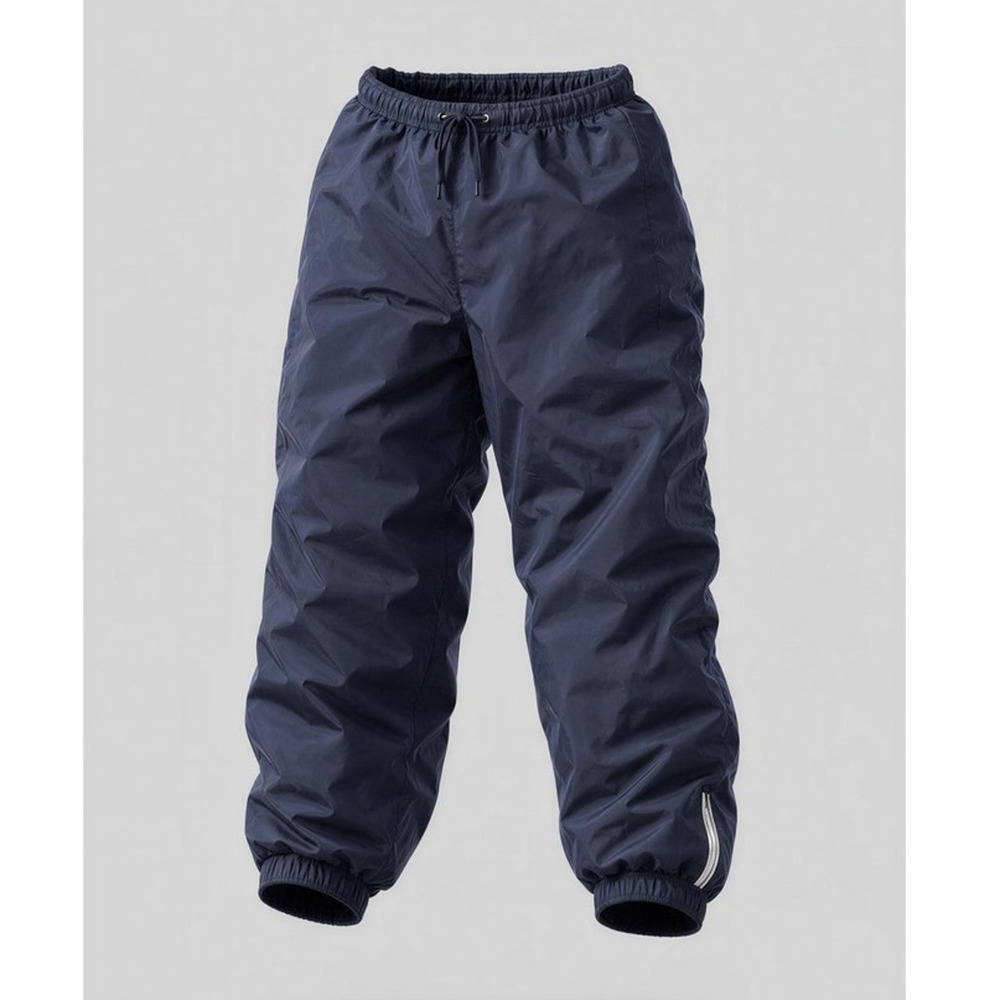 Pebble Beach Men's Golf Track Pants Navy Blue Lined Windbreaker Size Medium‎